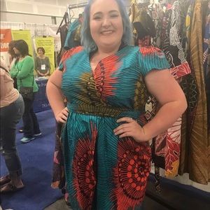 Gorgeous African Print Dress by Nashona.